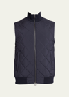 LORO PIANA MEN'S AMPAY QUILTED VEST