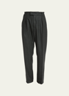 Loro Piana Reinga Wool And Cashmere Slim Pants In 501k Desert Whisp