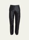 GIVENCHY MEN'S SATIN-WAIST TUXEDO trousers