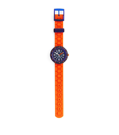 Flik Flak Kids' Orange Brick Watch 36.70mm