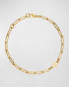 Tory Burch Good Luck Chain Bracelet In Tory Gold