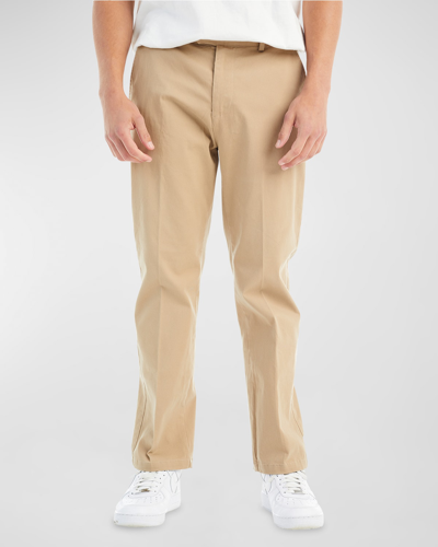 Nana Judy Winston Cotton Ankle Chinos In Tan
