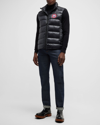 Canada Goose Men's Crofton Quilted Down Vest In Coastlines