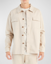 Nana Judy Dover Oversize Shirt Jacket In Bone