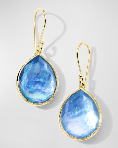 Ippolita 18k Gold Rock Candy Teardrop Earrings In Alpine