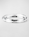 Ippolita Classico Goddess Thin 925 Sterling Silver Bangle In Silver
