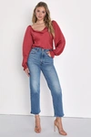 Levi's Cropped High-rise Straight-leg Jeans In Blue