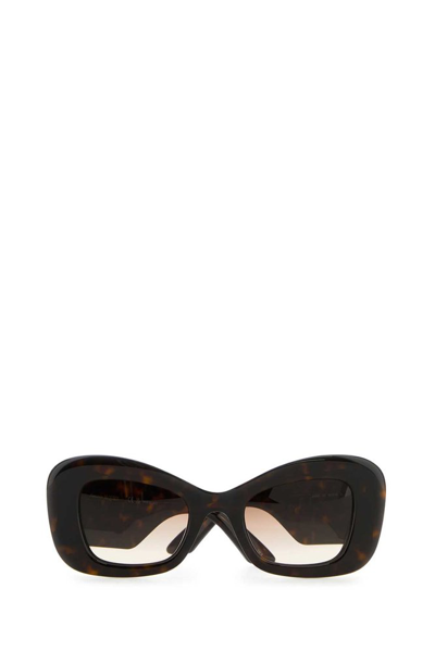 Alexander Mcqueen Eyewear Oversized Cat In Multi