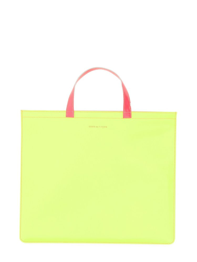 Comme Des Garçons Wallet Super Fluorescent Tote Bag In Multi