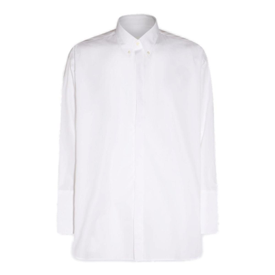 Ami Alexandre Mattiussi Ami Straight Hem Oversized Shirt In White