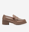 Cole Haan Women's Camea Lug-sole Penny Loafer Flats In Irish Coffee