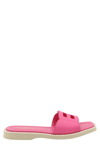 Hogan Flat Sandals  H638 Pink