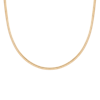 Aurate New York Omega Chain Necklace In Rose