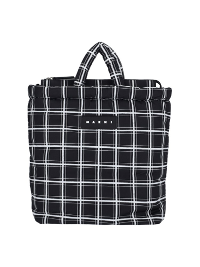 Marni Tote Bag In Black