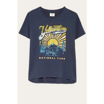 Five Jeans Yellowstone Tee In Navy In Blue