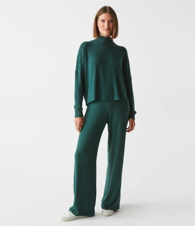 Michael Stars Jules Wide Leg Linen Pants In Ivy