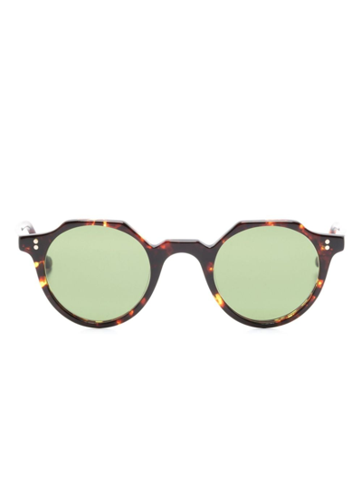 Lesca Heri Round-frame Sunglasses In Multi