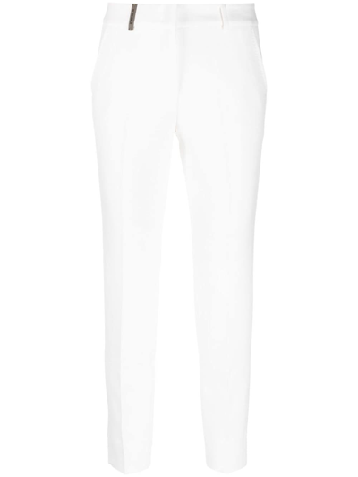 Peserico Fringe Pant In White