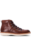 TED BAKER HIKER LEATHER ANKLE BOOTS