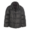 Balenciaga Wrap Oversize Puffer Jacket In Black