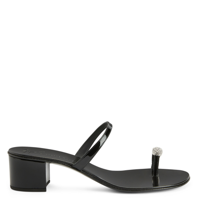 Giuseppe Zanotti Ring 40 In Black
