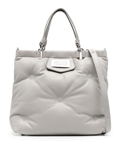 Maison Margiela Glam Slam Small Tote Bag In Grey