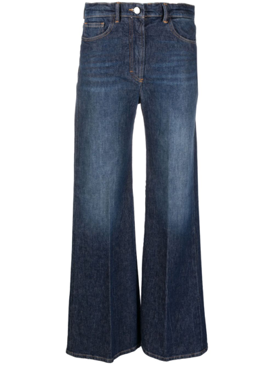 Seventy High-waist Straight-leg Jeans In Light Blue