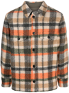 MARANT PLAID-CHECK BUTTON-UP SHIRT