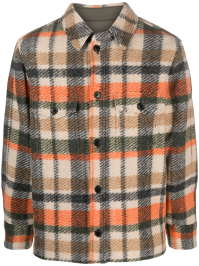 Marant Plaid-check Button-up Shirt In Multi