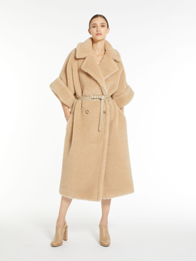 Max Mara Double-breasted Teddy Icon Coat In 009