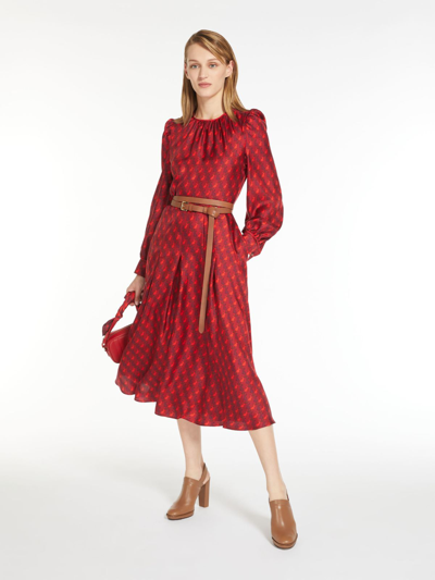red pinstripe dress shirt Classic red striped shirt with French cuffs