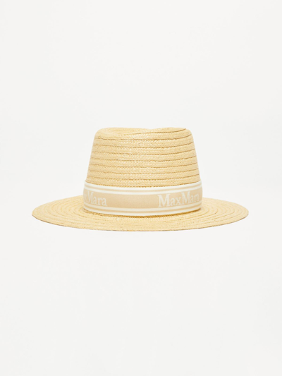 Max Mara Chiffon Hat In Beige