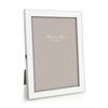 Addison Ross Ltd White Enamel & Silver Frame In White