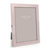 Addison Ross Ltd Light Pink Enamel & Silver Frame In Pink