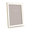 ADDISON ROSS LTD WHITE ENAMEL & GOLD FRAME