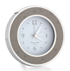 Addison Ross Ltd Shadow Ostrich Silver Alarm Clock