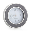 Addison Ross Ltd Dove Croc Silver Alarm Clock In Silver