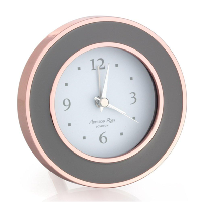 Addison Ross Ltd Rose Gold & Taupe Alarm Clock In Multi