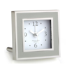 Addison Ross Ltd Chiffon & Silver Square Alarm Clock In Silver