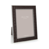 Addison Ross Ltd Chocolate Croc & Silver Frame In Silver