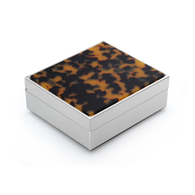 Addison Ross Ltd Tortoiseshell & Silver Box
