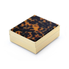 Addison Ross Ltd Tortoiseshell & Gold Box In Tortoiseshell