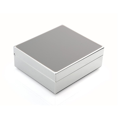 Addison Ross Ltd Chiffon Enamel & Silver Box