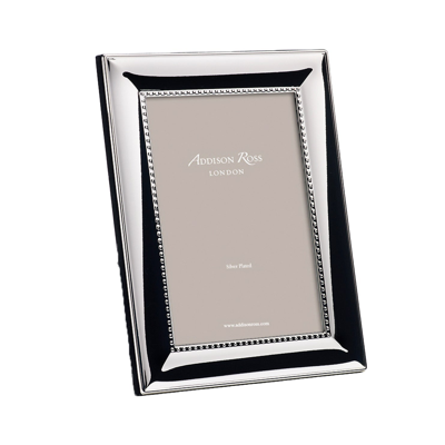 Addison Ross Ltd Beaded Silver Plated Photo Frame