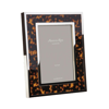Addison Ross Ltd Windsor Tortoiseshell & Silver Photo Frame In Silver