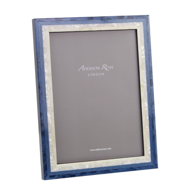 Addison Ross Ltd Blue Studio Mother Of Pearl Marquetry Frame