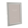 Addison Ross Ltd Chiffon Enamel & Silver Frame In Silver