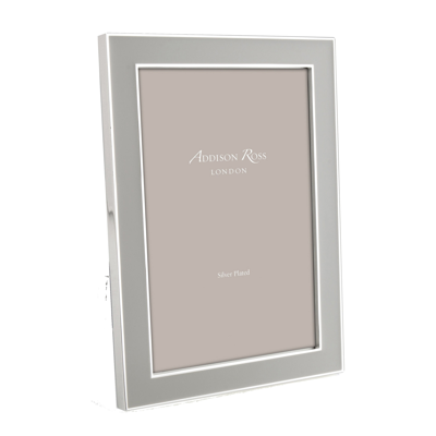Addison Ross Ltd Chiffon Enamel & Silver Frame