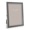 Addison Ross Ltd Taupe Enamel & Silver Frame In Taupe