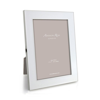 Addison Ross Ltd White Enamel & Silver Wide Frame In White